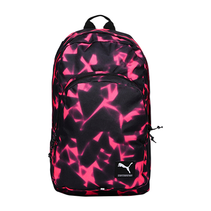 Pink and black puma backpack Clearance