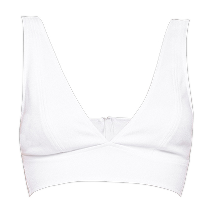 shop online FOREVER 21 Women White Solid Bralette Top shop online FOREVER 21 Women White Solid Bralette Top