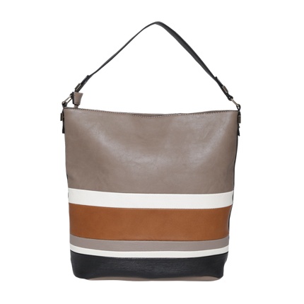 shop online Parfois Taupe & Brown Colourblocked Shoulder Bag shop online Parfois Taupe & Brown Colourblocked Shoulder Bag
