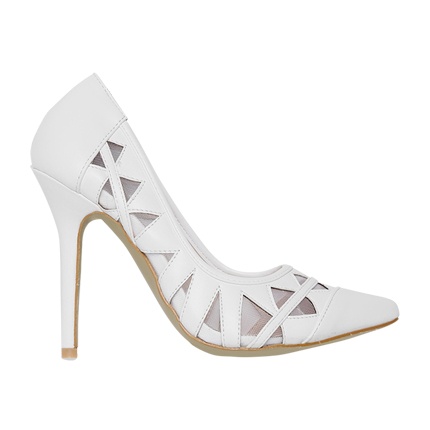 shop online DressBerry Women White Ponity-Toed Stilettos shop online DressBerry Women White Ponity-Toed Stilettos