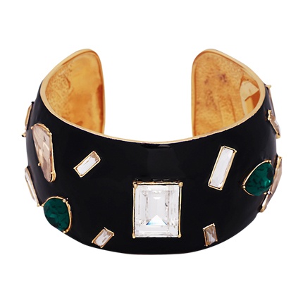 shop Shivan And Narresh Emerald Jazz Cuff online shop Shivan And Narresh Emerald Jazz Cuff online
