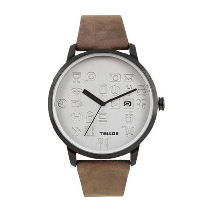 shop online TACS Unisex White Daily Icon Analogue Watch TS1403B shop online TACS Unisex White Daily Icon Analogue Watch TS1403B