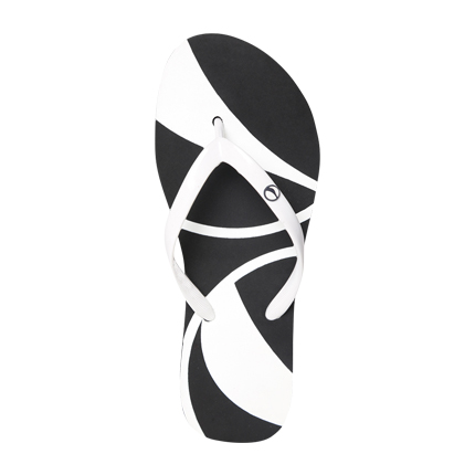 shop White & Black Bounce Printed Thong Flip-Flops online shop White & Black Bounce Printed Thong Flip-Flops online