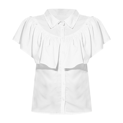 shop online White Solid Shirt shop online White Solid Shirt