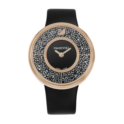 shop online SWAROVSKI Women Crystalline Black Rose Gold Toned Watch shop online SWAROVSKI Women Crystalline Black Rose Gold Toned Watch