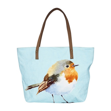 shop COTT N CURLS Blue Printed Tote Bag online shop COTT N CURLS Blue Printed Tote Bag online