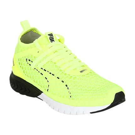 Style and compare Puma Ignite Dual Netfit Green Running Shoes footwear | Sociomix