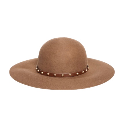 shop online FOREVER 21 Women Brown Studded Sun Hat shop online FOREVER 21 Women Brown Studded Sun Hat