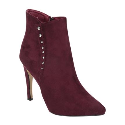shop Shoe Couture Maroon Ankle Length Boots online shop Shoe Couture Maroon Ankle Length Boots online
