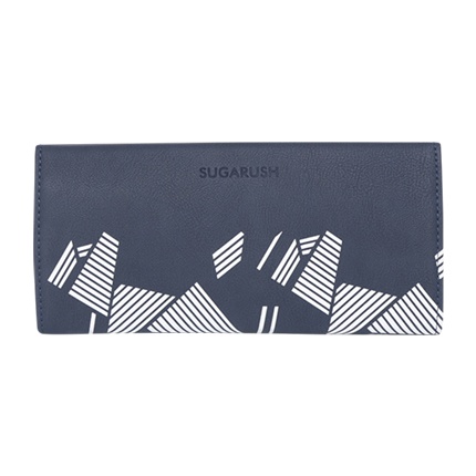 shop Sugarush Navy Blue Printed Clutch online shop Sugarush Navy Blue Printed Clutch online
