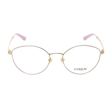 shop online vogue Women Pink & Gold-Toned Oval Frames 0VO4025502453 shop online vogue Women Pink & Gold-Toned Oval Frames 0VO4025502453