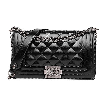shop online Black Polyurethane (Pu) Sling Bag shop online Black Polyurethane (Pu) Sling Bag