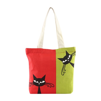 shop online Vivinkaa Red & Green Printed Tote Bag shop online Vivinkaa Red & Green Printed Tote Bag