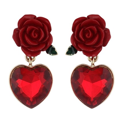 shop Fasherati Red Brass Danglers & Drop online shop Fasherati Red Brass Danglers & Drop online