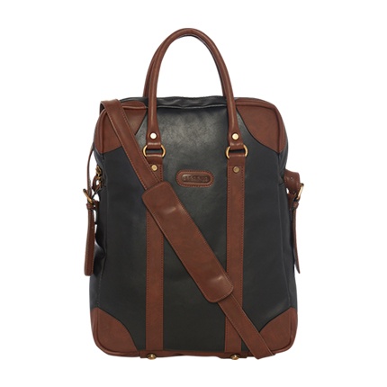 shop Bags.R.us Unisex Black & Brown Faux Leather Laptop Bag online shop Bags.R.us Unisex Black & Brown Faux Leather Laptop Bag online