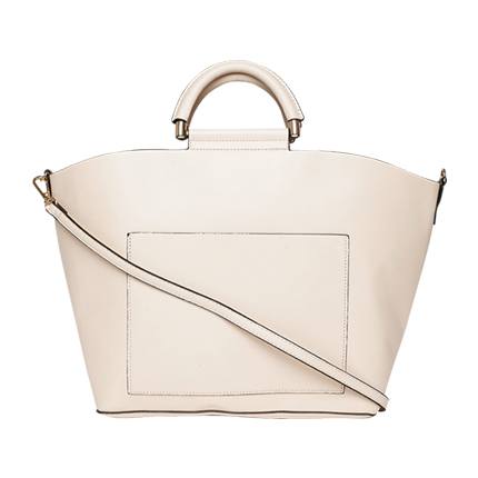 Mango black solid handheld bag with detachable sling 2025 strap