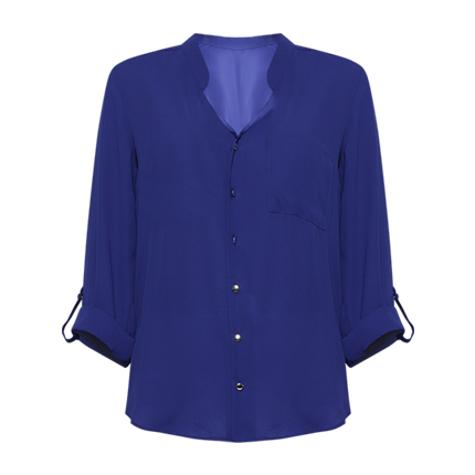shop DOROTHY PERKINS Women Blue Semi-Sheer Shirt online shop DOROTHY PERKINS Women Blue Semi-Sheer Shirt online
