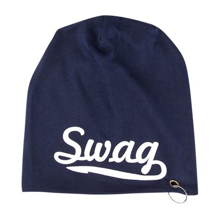 shop Unisex Navy Beanie with Printed Detail online shop Unisex Navy Beanie with Printed Detail online