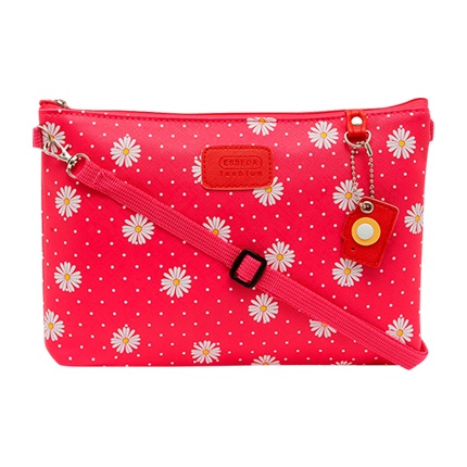 shop ESBEDA Red & White Floral Print Sling Bag online shop ESBEDA Red & White Floral Print Sling Bag online