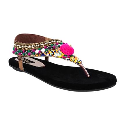 shop Shoetopia Women Multicoloured Embellished Flats online shop Shoetopia Women Multicoloured Embellished Flats online