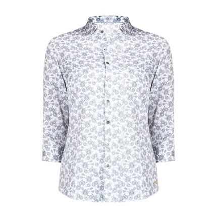 shop White Printed Shirt online shop White Printed Shirt online