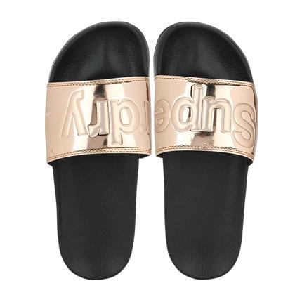 shop online Pool Slide Golden Flip Flops shop online Pool Slide Golden Flip Flops