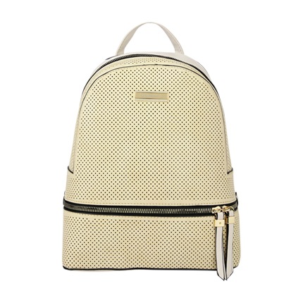 shop DressBerry Beige Perforated Backpack online shop DressBerry Beige Perforated Backpack online