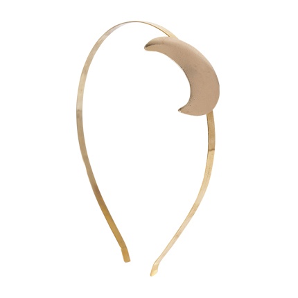 shop online Blueberry Gold-Toned Crescent-Shaped Hairband shop online Blueberry Gold-Toned Crescent-Shaped Hairband