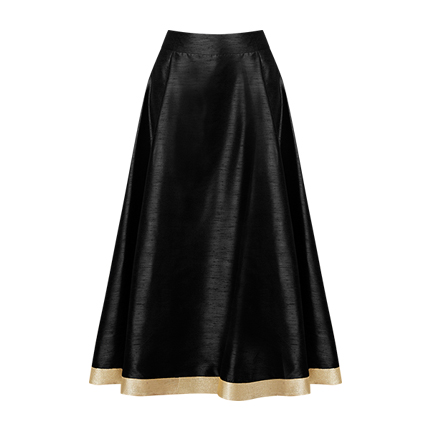 shop Women Black Silk Maxi Skirt online shop Women Black Silk Maxi Skirt online
