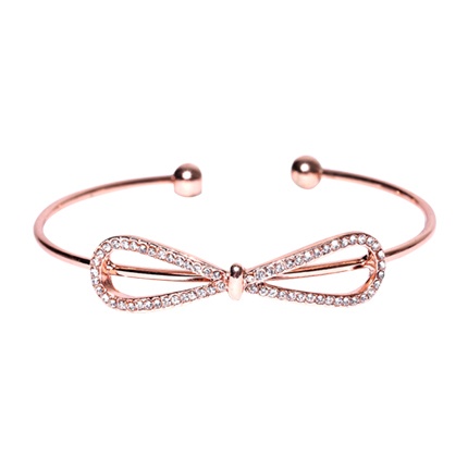 shop online OOMPH Rose Gold-Toned CZ Stone-Studded Handcrafted Cuff Bracelet shop online OOMPH Rose Gold-Toned CZ Stone-Studded Handcrafted Cuff Bracelet