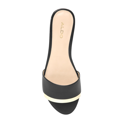 aldo open toe flats