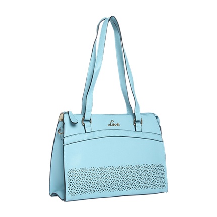 dressberry blue solid shoulder bag