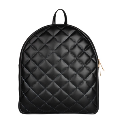 shop online Berrypeckers Women Black Quilted Backpack shop online Berrypeckers Women Black Quilted Backpack