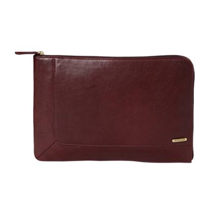shop Hidesign Unisex Maroon Leather Laptop Sleeve online shop Hidesign Unisex Maroon Leather Laptop Sleeve online