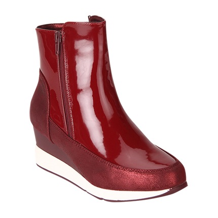 shop online Maroon Metallic Ankle Length Boots shop online Maroon Metallic Ankle Length Boots
