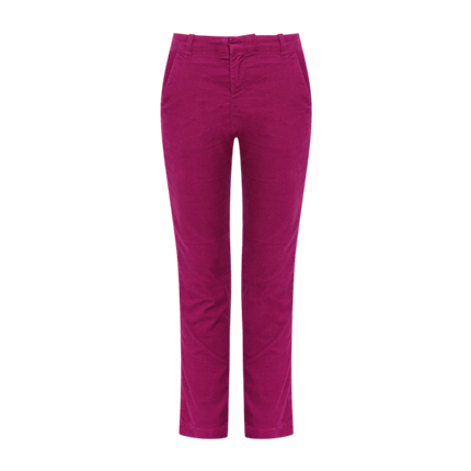 Style and compare Calvin Klein Jeans Women Magenta Corduroy Trousers |  clothing | Sociomix