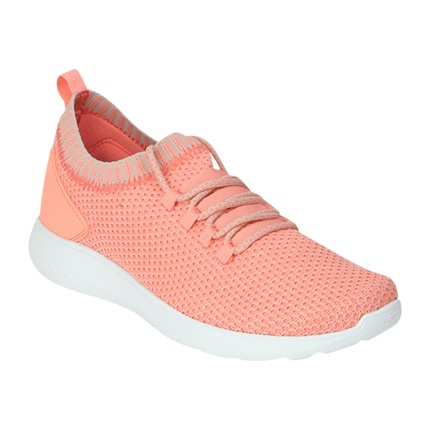 peach colour sports shoes