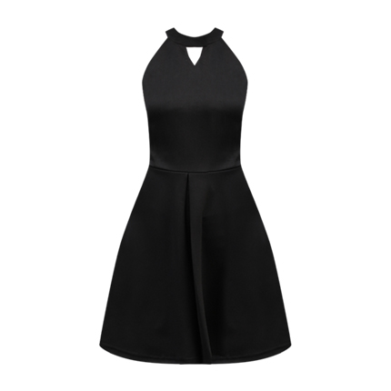 shop SASSAFRAS Women Black Solid Fit & Flare Dress online shop SASSAFRAS Women Black Solid Fit & Flare Dress online