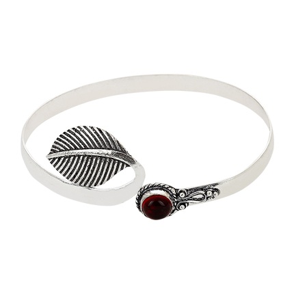 shop Silver/Maroon Alloy Bracelet online shop Silver/Maroon Alloy Bracelet online