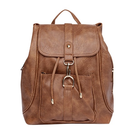 shop Dressberry Brown Polyurethane (Pu) Backpack online shop Dressberry Brown Polyurethane (Pu) Backpack online