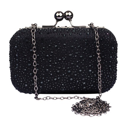 shop online 20Dresses Black Embellished Clutch shop online 20Dresses Black Embellished Clutch